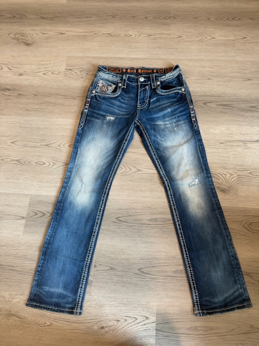 Rock Revival Men’s Straight Jeans - James